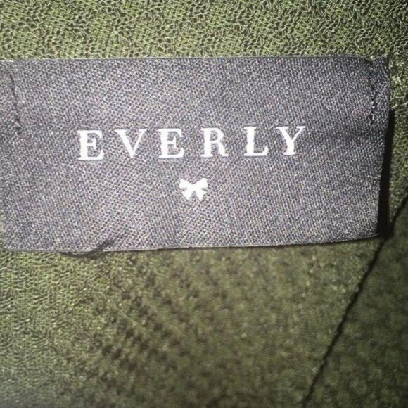 Everly Women's Medium Short Skirt Dark Green - Picture 4 of 5